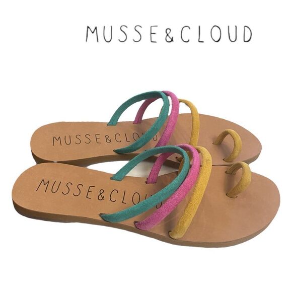 MUSSE & CLOUD Jenis Women's Colorful Slide Sandals NEW 41 10 - Picture 2 of 6